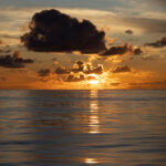 One of the many Pacific Ocean sunsets we were treated to (image by Dave Howes)