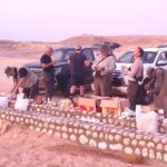One of the lovely field breakfasts (image by Hannu Jännes)