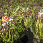 Dancing for us at the foot of the Nakanai Range (image by Mark Beaman)
