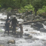 Even after getting down the Nakanai, we needed our fantastoc guides and porters' help (image by Mark Beaman)