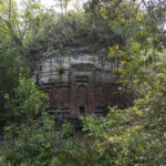 An ancient Hindu temple swallowed by the jungle (image by Mark Beaman)