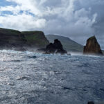 The coast of Graciosa as seen from our pelagic trip (image by Diedert Koppenol)