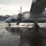 Our flight ready for take-off to Graciosa (image by Diedert Koppenol)