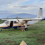 Our flight to Huon (image by Mark Van Beirs)
