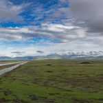 The clouds finally parted on the Tibetan Plateau (image by Simon Mitchell)