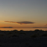 Boon Tsagaan Nuur at sunset (image by Mark Beaman)