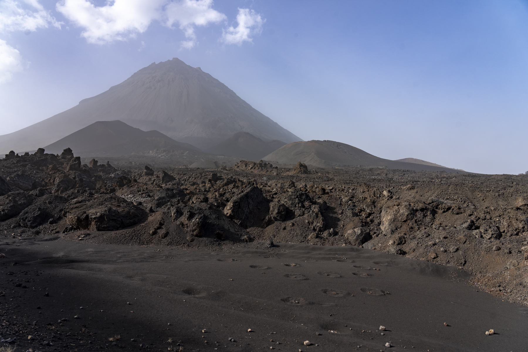 The summit of the Fogo volcano (image by Mark Beaman)