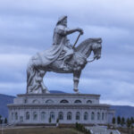 The Genghis Khan (Chinggis Khaan) statue east of Ulaanbaatar (image by Mark Beaman)