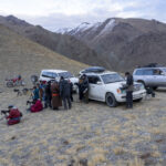 Watching for Snow Leopards in the Jargalant range (image by Mark Beaman)