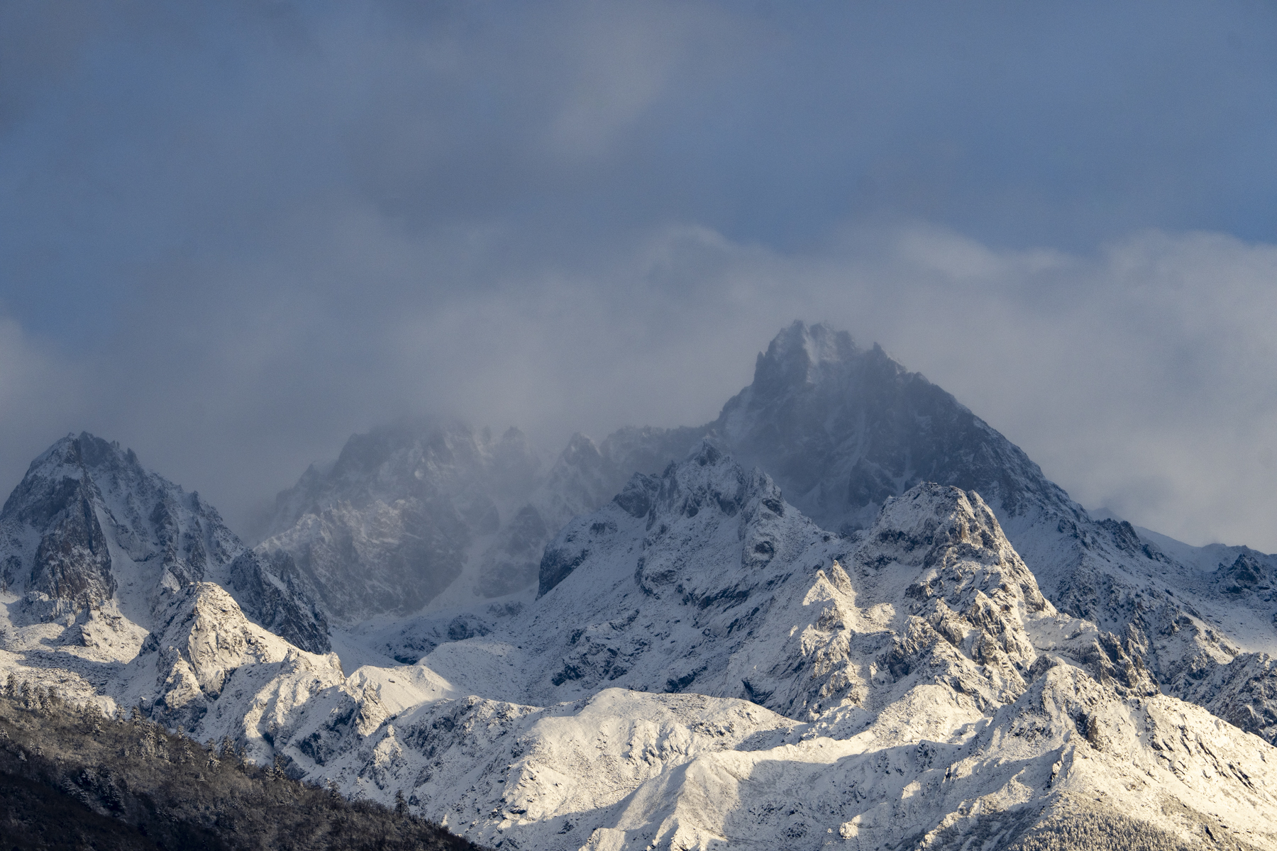 The Gongga range (image by Mark Beaman)