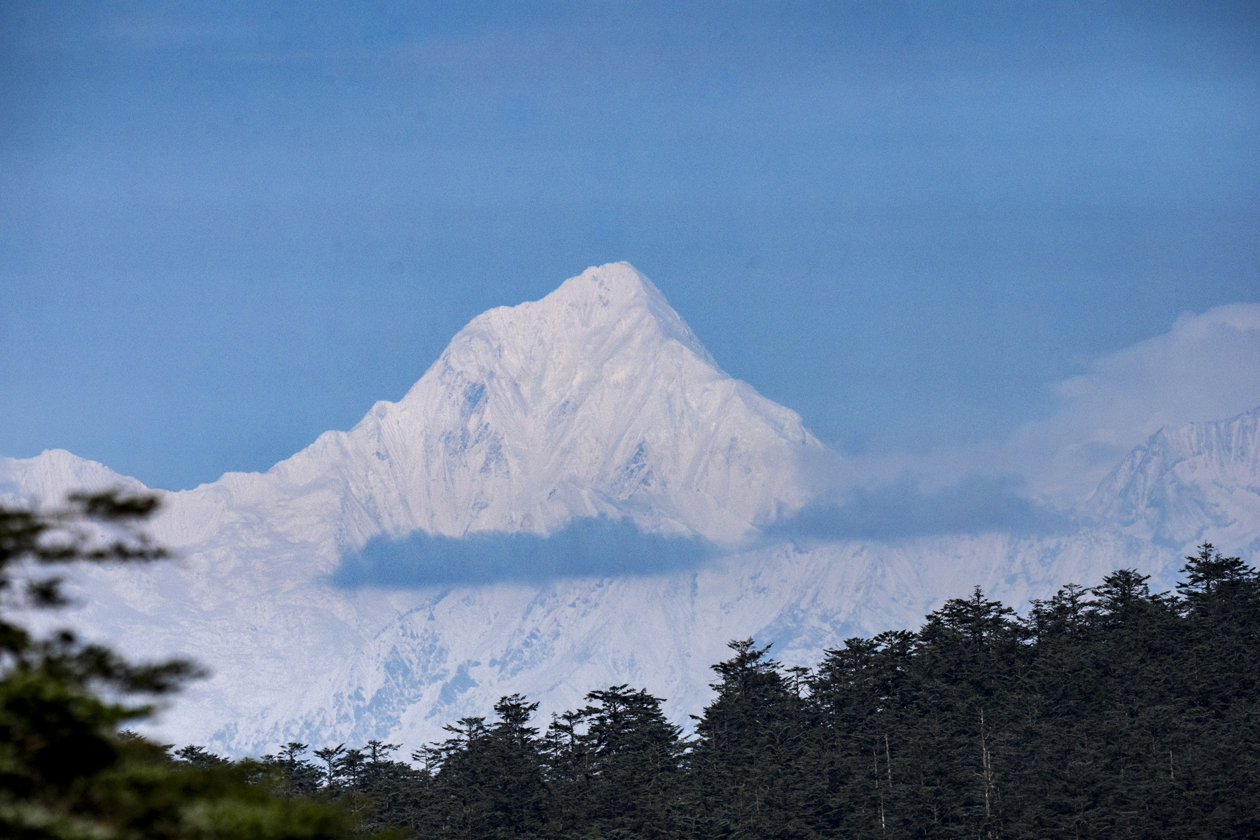 Mount Gongga, the highest peak in Sichuan, rises to 7,556m or 24,790ft (image by Mark Beaman)