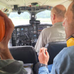 On board our charter flight to Auki, flown by kiwi pilot Dan (image by Diedert Koppenol)