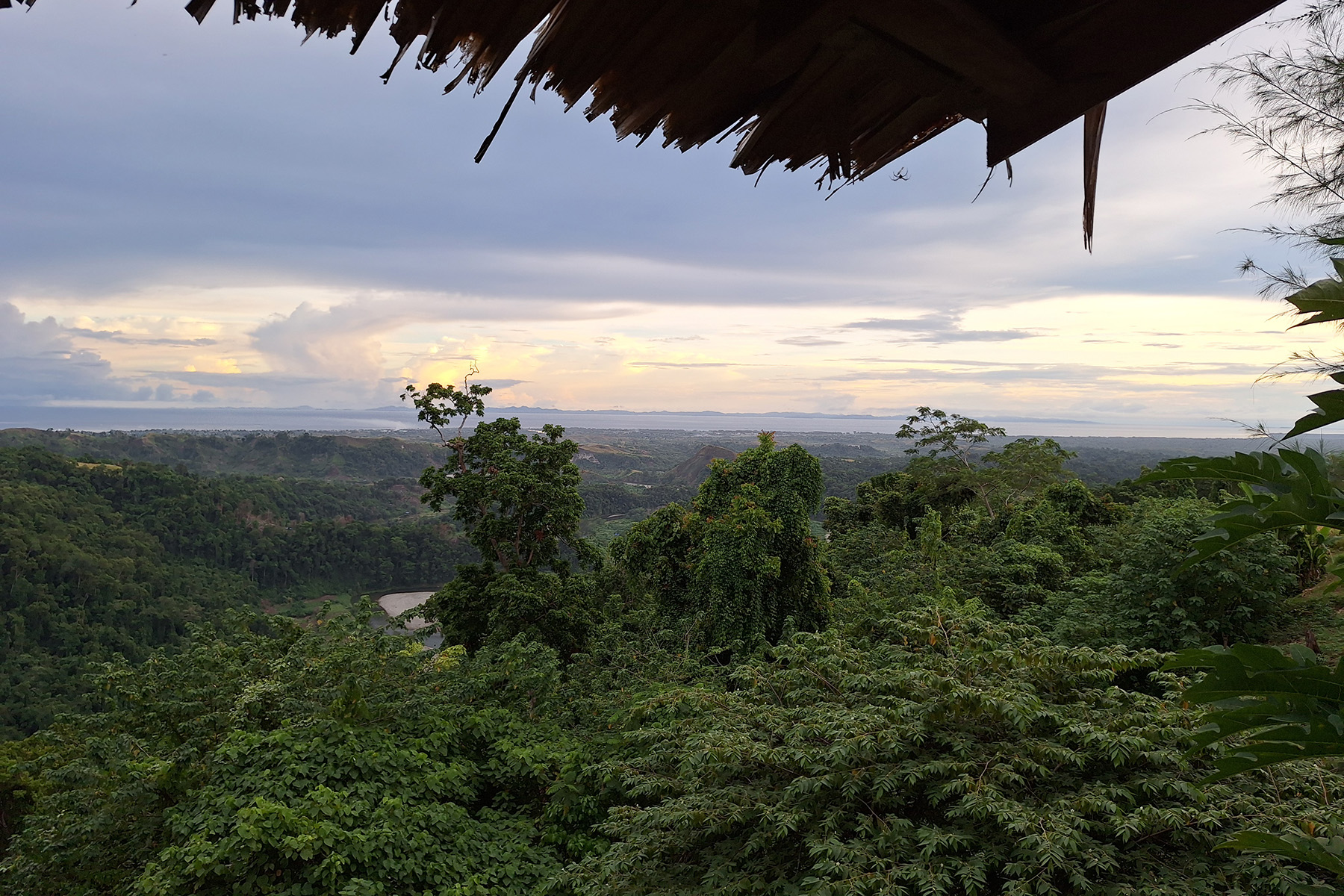 Lovely view on Guadalcanal from Parangiju Lodge (image by Diedert Koppenol)