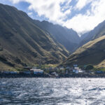 The 'lobster village' on Alejandro Selkirk or Masafuera (image by Mark Beaman)