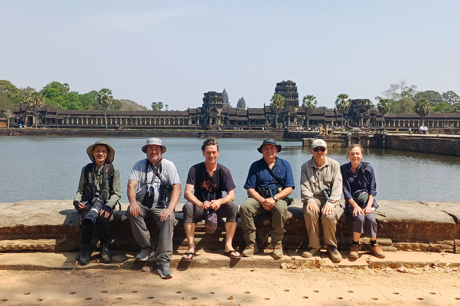 Group at Angkor Wat, Cambodia (image by Vincent van der Spek)
