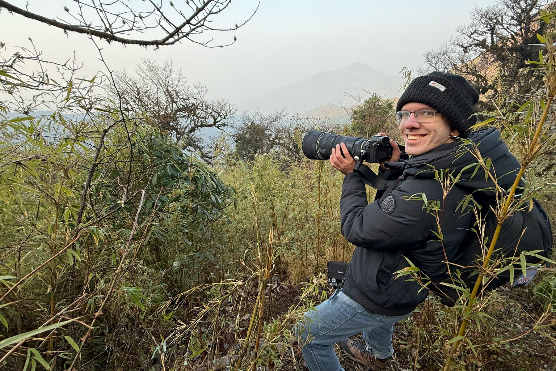 Daniel and Red Panda (image by Mike Watson)