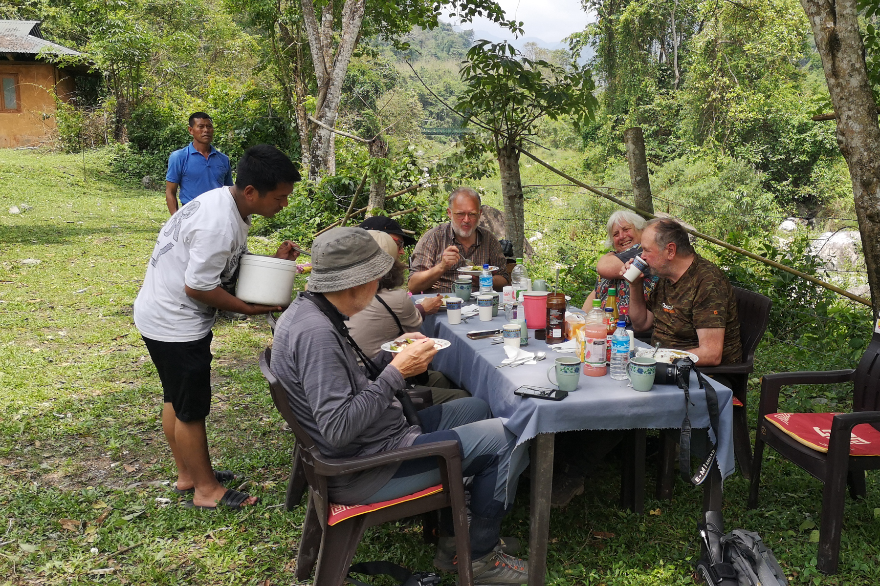 Group lunch (image by Dave Farrow)