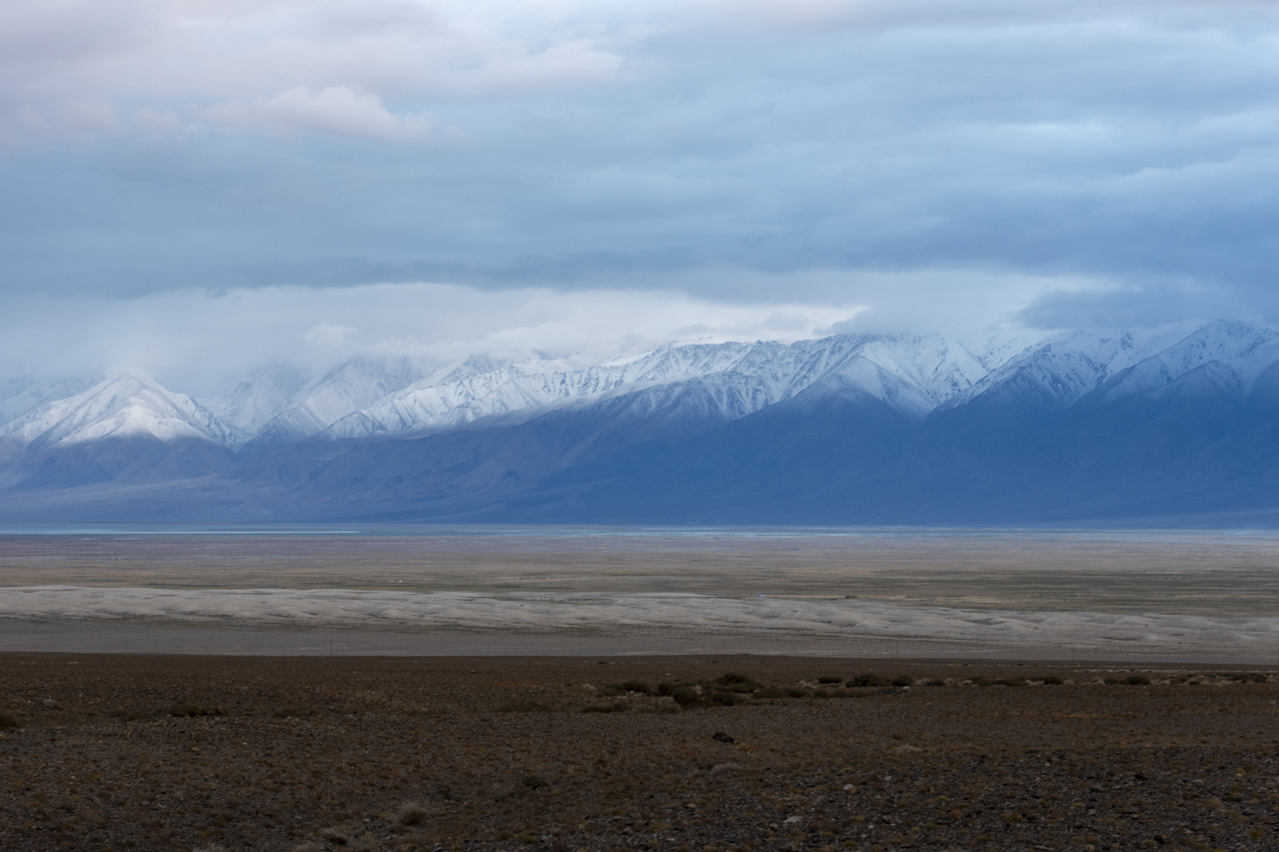 The Altai range after the first snow (image by Mark Beaman)