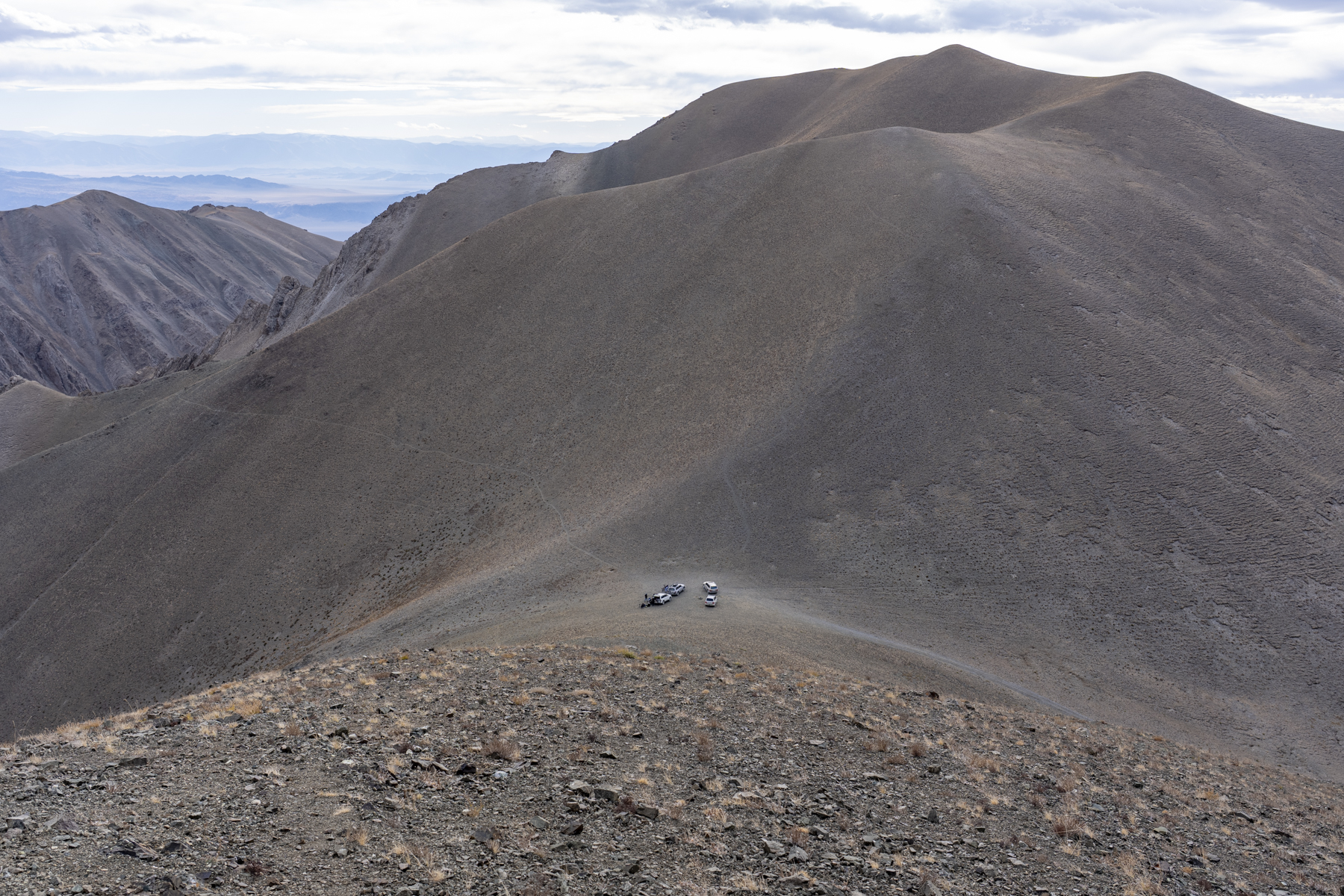 One of the Snow Leopard watchpoints in the Jargalant Mountains (image by Mark Beaman)